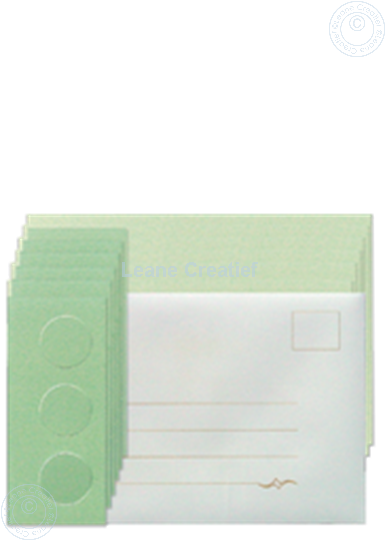 Picture of Card set Tri-O cards green/dark green