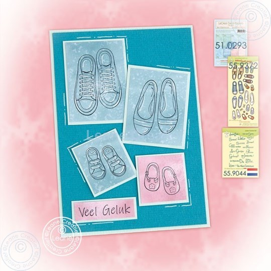 Afbeelding van Family shoes combi stamp